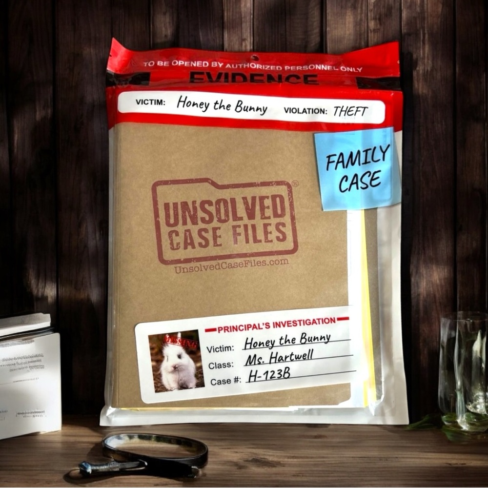 Unsolved Case Files Honey The Bunny Family Mystery Case - New Sealed